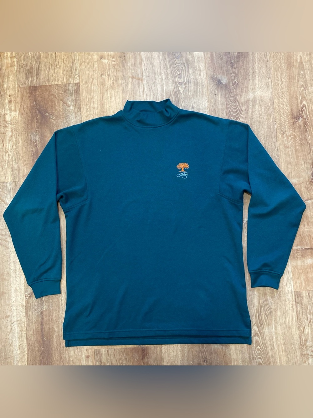 FootJoy Mens Large Kiawah The Ocean Course Pullover Mock Neck Golf Sweater Shirt